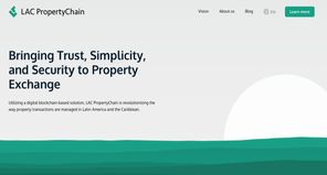 LAC PropertyChain webpage